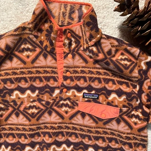 R a r e Patagonia Synchilla in Mangrove Henna Brown - Picture 5 of 10